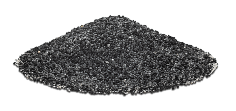 Detailed view of the ion exchange resin in Tektoseal® Active PFAS Focus on ion exchange resin in Tektoseal® Active PFAS