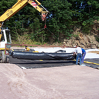 Engineered containment system by HUESKER for efficient brownfield soil contamination management