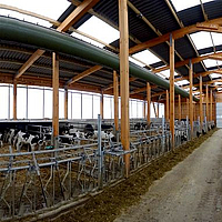 Calf Health Barn with Lubratec Ventilation Tubes