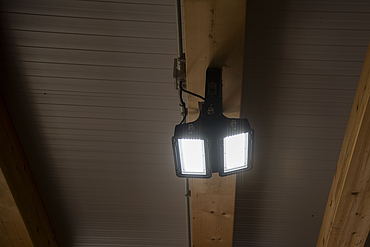View of a Lubratec LED Double mounted on a beam