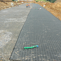 Geogrid solutions for infrastructure protection