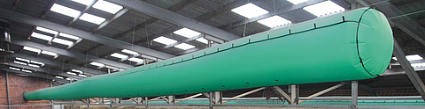 Tube Air as a ventilation system in the cowshed