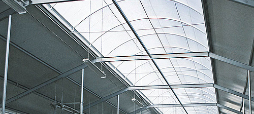 Lubratec light period in the dairy barn Light ridge for a better climate in dairy barns