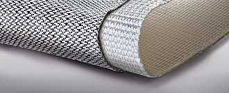 Detail of Stabilenka geofabric shows high tensile multifilament fibers and high strength