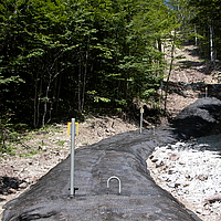 Fortrac 3D geogrid in application for sustainable slope stabilization